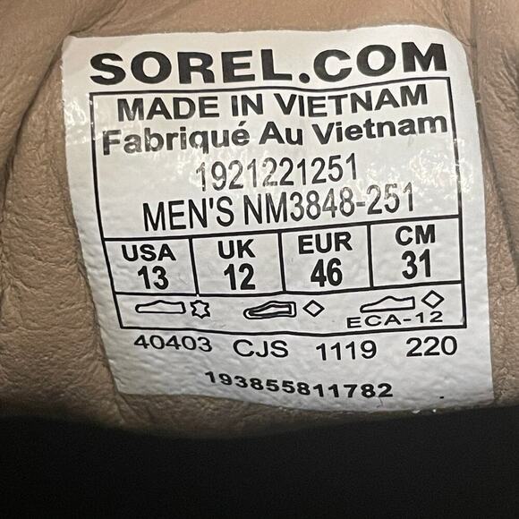 Sorel Men\'s 13 NM3848 Madison 2 Chukka Boots | Suede Leather, Taupe, Lug Sole main image 12